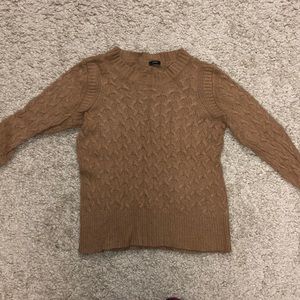 Light brown knitted sweater